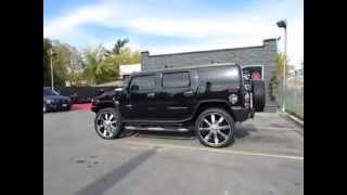 HILLYARDS RIM LIONS HUMMER H2 RIDING ON 28 INCH RIMS AND TIRES [upl. by Balbur]