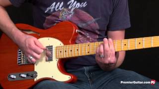 Review Demo  GampL Tribute ASAT Classic Bluesboy SemiHollow [upl. by Llerrod]