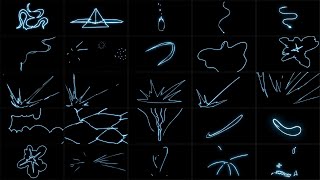 Unity Abstract Scribble Animations 02 21 06 [upl. by Emmit]