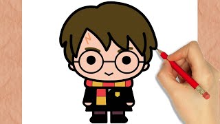 How To Draw HARRY POTTER [upl. by Galen]