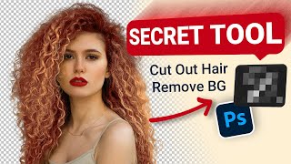 How To Remove Background amp Cut Out Hair in Photoshop [upl. by Sibie]