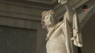 After fiveyear restoration Apollo Belvedere returns to Vatican Museums [upl. by Aidam93]