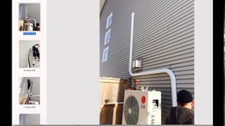 HRM Heat Pump Install of the Week  March 9th 2015 [upl. by Inalan719]