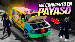 Me Convierto En PAYASO🤡 PARA HACER Creatividades a Personas En GTA V Roleplay [upl. by Georgianna]