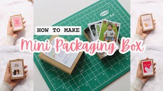 How to make packaging box for polaroids  malayalam diy gift box tutorial  art gossips [upl. by Folberth]