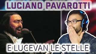 luciano pavarotti  e lucevan le stelle  REACTION [upl. by Anileh551]