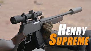 New Henry Supreme  300blk  556mm LeverAction Rifle [upl. by Ainival464]