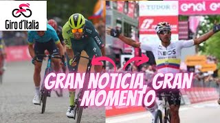 El GIRO DE ITALIA los tomó en su MEJOR MOMENTO [upl. by Dena753]