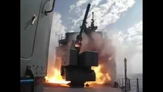 Egyptian Navy  ASROC Anti Submarine Missile launch from a Knox Frigate [upl. by Aletha]