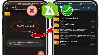 How to Fix Access Denied in Zarchiver 2024 this folder has android access restriction zarchiver [upl. by Ainnet]