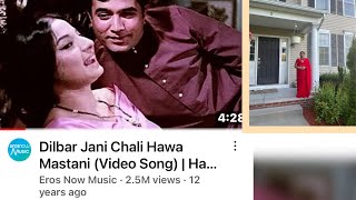 Song Dilbar Jani Chali Hawa Mastani Movie Hathi Mere Sathi Singers Kishore and Lata Mangeshkar [upl. by Anrym]