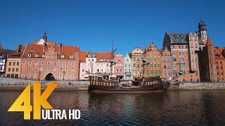 4K Gdansk Poland  Cities of the World  Urban Life Documentary Film [upl. by Notsle720]