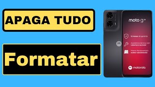 Como formatar hard reset celular Motorola MOTO G24 apagar tudo e desbloquear [upl. by Torrie847]