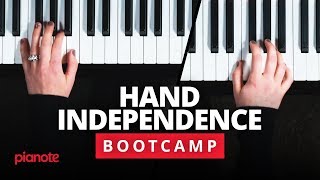 Hand Independence Bootcamp  Piano Lesson [upl. by Robbi]