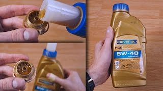 Ravenol HCS Cleansynto 5W40 original engine oil [upl. by Enywtna]