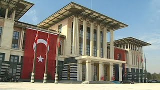 Recep Tayyip Erdogan a inauguré son nouveau palais présidentiel [upl. by Anerual684]