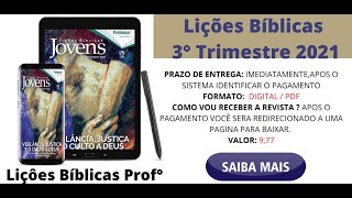 PDF EBD Revista Jovens 3° trimestre 2021 [upl. by Maleeny874]