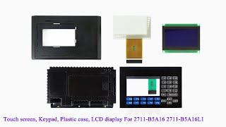 2711B5A16 2711B5A16L1 Plastic Case Touch Screen Glass Membrane Keypad for PanelView Standard 550 [upl. by Pollock]