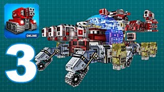 Blocky Cars Online  Gameplay Walkthrough Part 3  Steel Valentine  Overview Robot Android Games [upl. by Lothario]