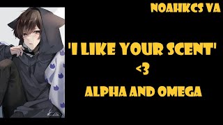 M4A Our scents as Alpha and Omega Omegaverse ASMR Roleplay [upl. by Rockel]