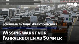 Wissing warnt AmpelKoalition vor Autofahrverboten ab Sommer  AFP [upl. by Namdor]