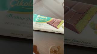 Ülker Dubai Çikolatası dubai chocolate migros bim a101 trend viralvideo çikolata [upl. by Reinald]