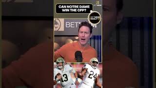 Can Notre Dame win the CFP National Championship cfp cfb collegefootball football sports [upl. by Ecnesse345]