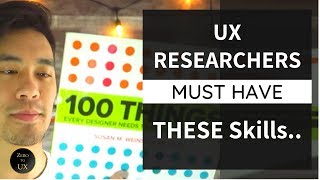 5 MUST HAVE Skills for UX Research 2019  Zero to UX [upl. by Eynobe245]