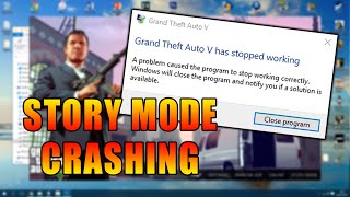 GTA V PC Story Mode Crashing Solution Fix 2016  2021 [upl. by Esorrebma]