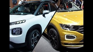 2018 Volkswagen TRoc vs 2018 Citroen C3 Aircross [upl. by Ginni]