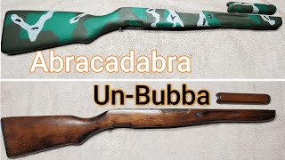 UnBubbaing An InDepth SKS Stock Refinish [upl. by Lilah]