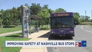 Improving safety at Nashville bus stops [upl. by Nnitsuj819]