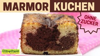 Low Carb Marmorkuchen mit Kokosmehl  super saftig und lecker  Low Carb Kuchen Rezept [upl. by Nwahsal]