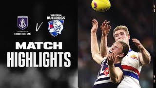 Fremantle v Western Bulldogs Highlights  Elimination Final 2022  AFL [upl. by Oker]