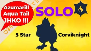 How to SOLO 5 star Corviknight Fire Tera Type  Azumarill  Pokemon Scarlet and Violet [upl. by Desiri792]