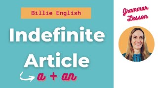 Indefinite Article a an  When do we Use it  ENGLISH GRAMMAR [upl. by Richy]