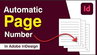 How to Add Page Numbers in InDesign  Page Numbering in InDesign  InDesign Tutorial  InDesign [upl. by Rebbecca]