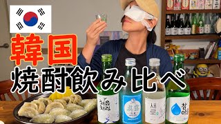 韓国焼酎飲み比べしてみました韓国の焼酎チャミスルを分かることができるのか？！ [upl. by Stutsman]