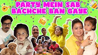 Party Mein Sab Bachche Ban Gaye 🥳🎈😛  Bharti Singh  Haarsh Limbachiyaa  Golla [upl. by Quenna]