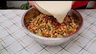 DEĞİŞİK CE ☺️RUS MAKARNASALATASI TARİFİ makarna russiansalad kolaytarifler salata tarifler [upl. by Cecilla259]