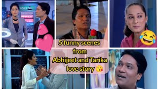 Funny moments of Abhijeet and Tarika love story Cid comedy scenescid [upl. by Harwell]