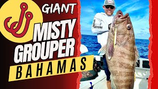 How To Slow Pitch Jig For Grouper  Bahamas  Giant Misty Grouper  Slow Pitch Jigging Technique [upl. by Sikleb]