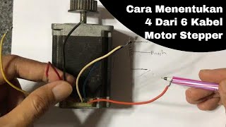 Cara Menentukan 4 Dari 6 Kabel Motor Stepper Untuk Mesin CNC  Info Pemesanan WA 085707725856 [upl. by Essilrahc]