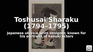 Toshusai Sharaku 1794–1795 Find public domain images of Toshusai Sharaku 1794–1795 at https [upl. by Verine927]