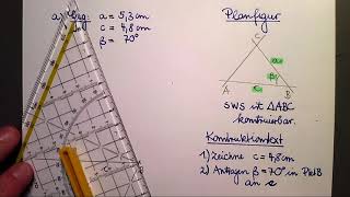 Geometrie 1  Lösung Aufgabe 10a [upl. by Woodring770]