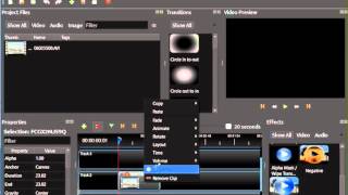 Openshot clip properties screen not showing up [upl. by Gautious]