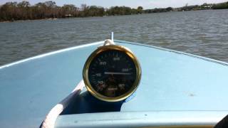 Yamaha 25Hp 2 Stroke Trimmed Top Speed [upl. by Kery]