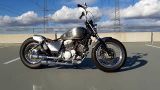 Hyosung GV 125 Full Custom Bike Bobber [upl. by Gerstein]