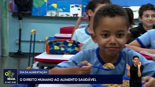 Dia Mundial da Alimentação o direito humano ao alimento saudável [upl. by Audras27]