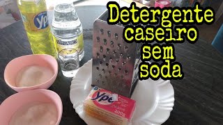 Detergente Caseiro multi usolava louçalava roupas limpa piso e sem Soda [upl. by Maxim]